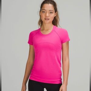 Lululemon sonic pink swiftly tech short sleeve 2.0